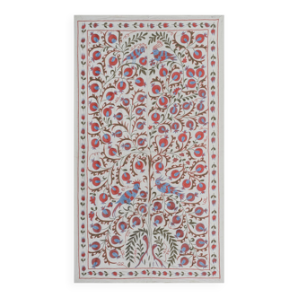 Hand knotted rug, vintage Turkish rug 109x187 cm
