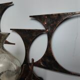 Brutalist sconces