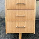Maison Capelle desk, Scandinavian spirit, vintage, 60s.