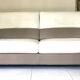 Leather 3-seater sofa
