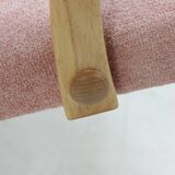 Chair with stool in oak Denmark 1960 s