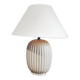 Modernist earthenware lamp