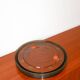 Gray plexi cap mirror Made in France Registered model, Design, 1970