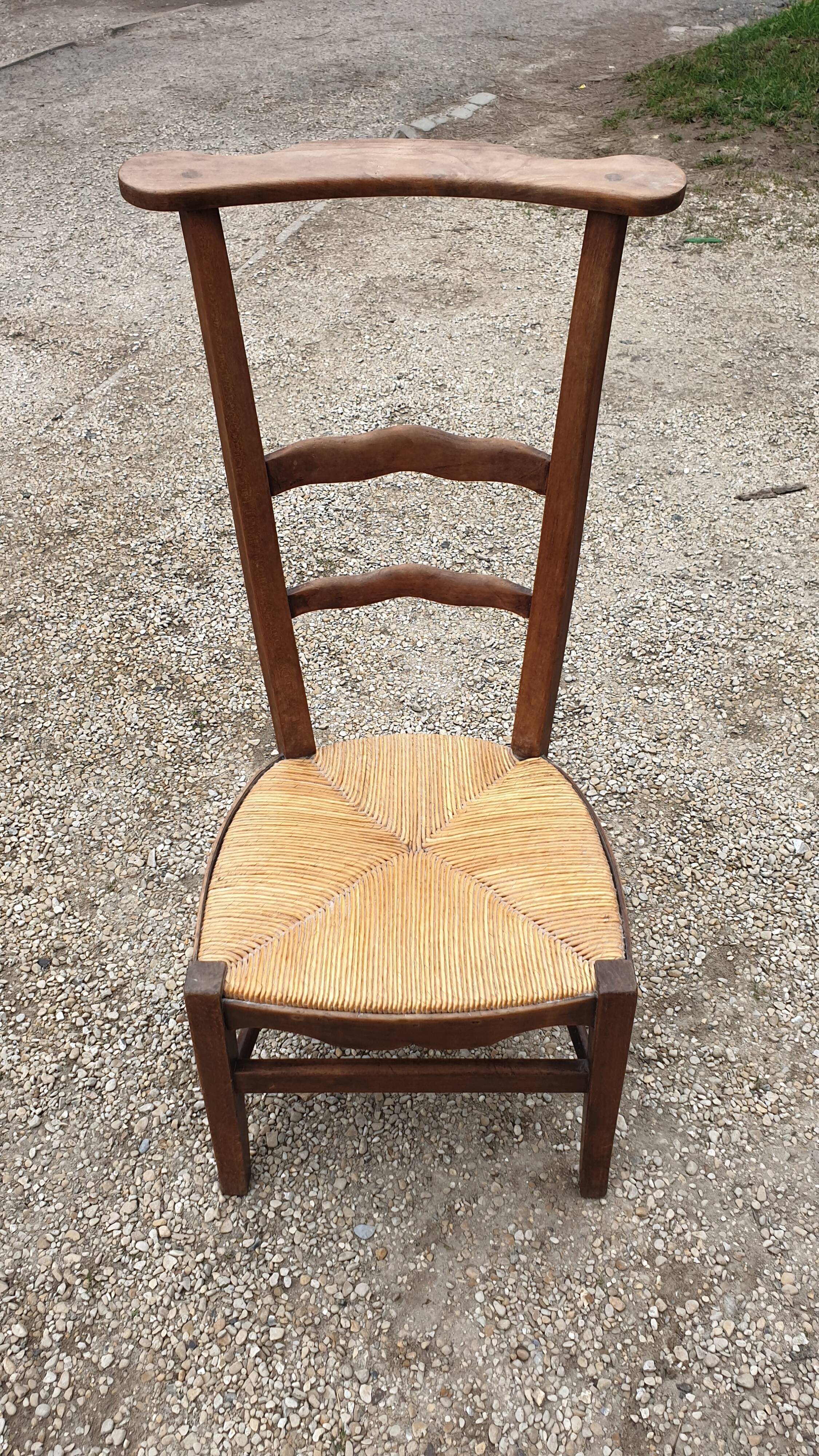 Prayer chair mulched