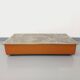 Vintage coffee table in églomisé glass, chrome and leather from the 70s
