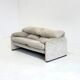 Cassina Maralunga 2-seater sofa by Vico Magistretti off-white with subtle pattern