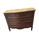 Curved chest of drawers