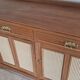 Buffet portes en cannage