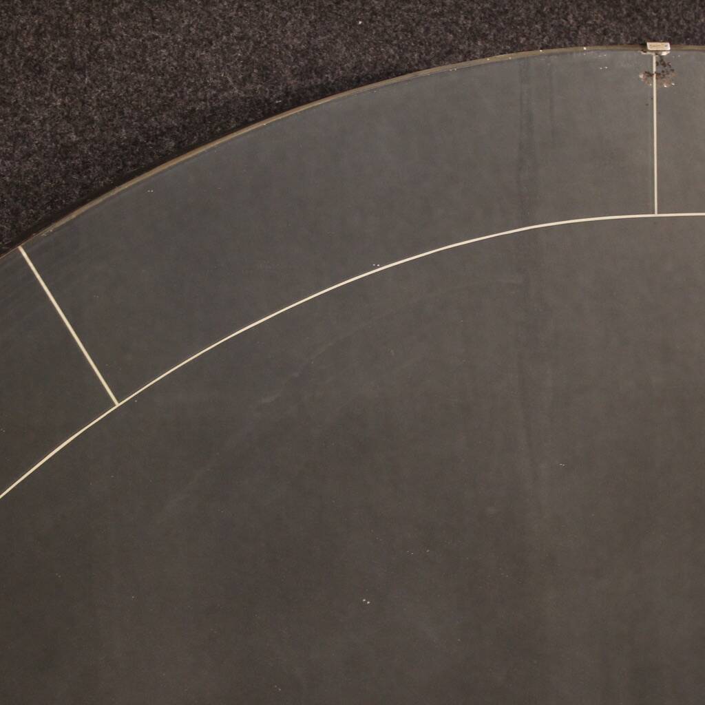 Miroir en demi-lune italien du 20e siècle