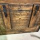 Renovated old wooden trunk – storage box / vintage decor