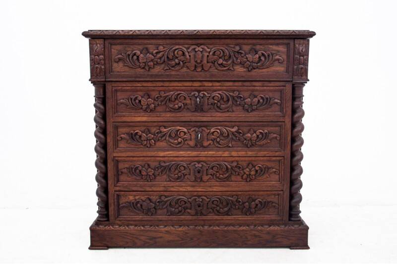 Antique chest of drawers, France, around 1885. After renovation.