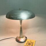Aluminium mushroom table desk lamp mid century