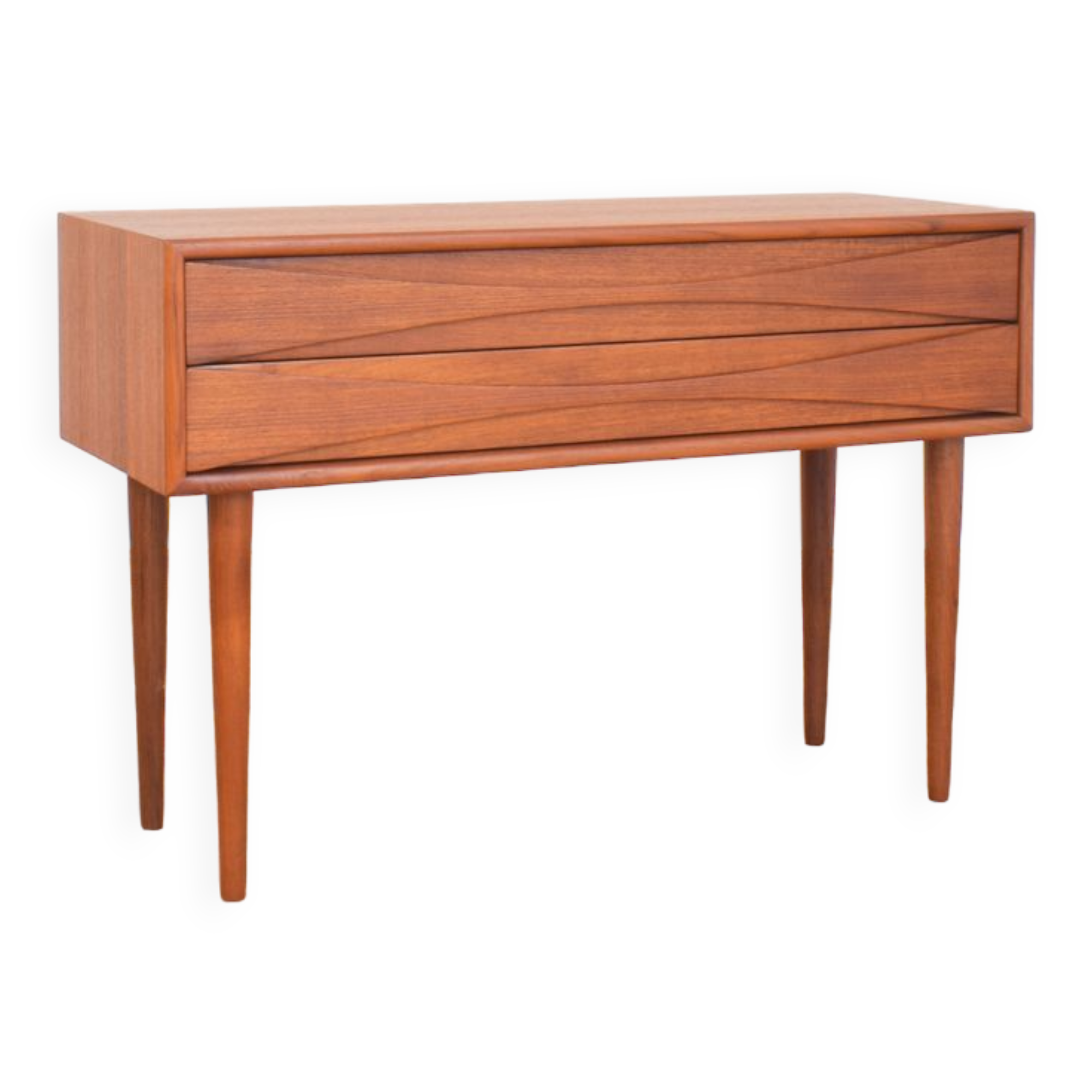 Mid-century teak triennale chest of drawers by arne vodder for sibast, 1950s