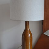 Stoneware bottle lamp