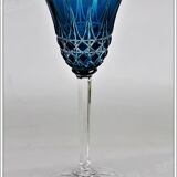 Set of 4 wine glasses from the Rhine Roemer St Louis Crystal model Tarn