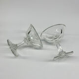 Set of 4 old Champagne Glasses, 1940s