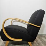 Fauteuil noir par Jindrich Halabala, années 1940
