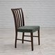 1960s, set of 6 Danish dining chairs, furniture wool, oak wood.