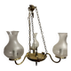 Lustre à 3 bras en laiton 1950/60