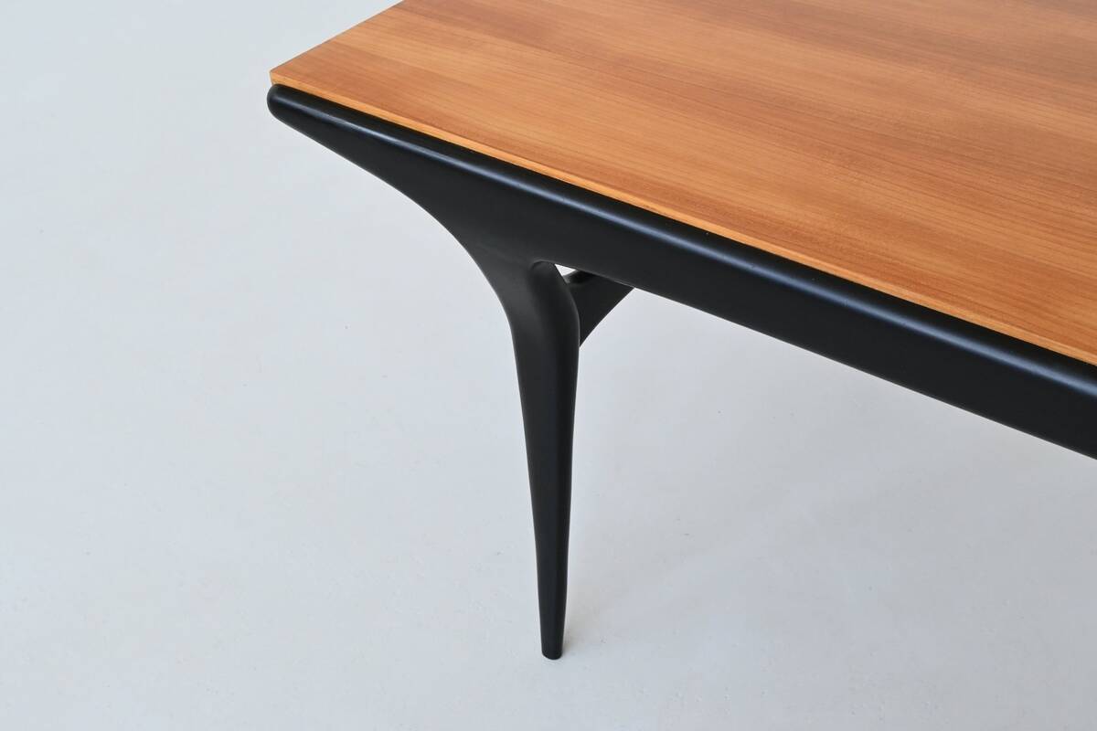 Alfred Hendrickx T4 dining table in beech Belform Belgium 1958