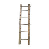 Raw wood farm ladder