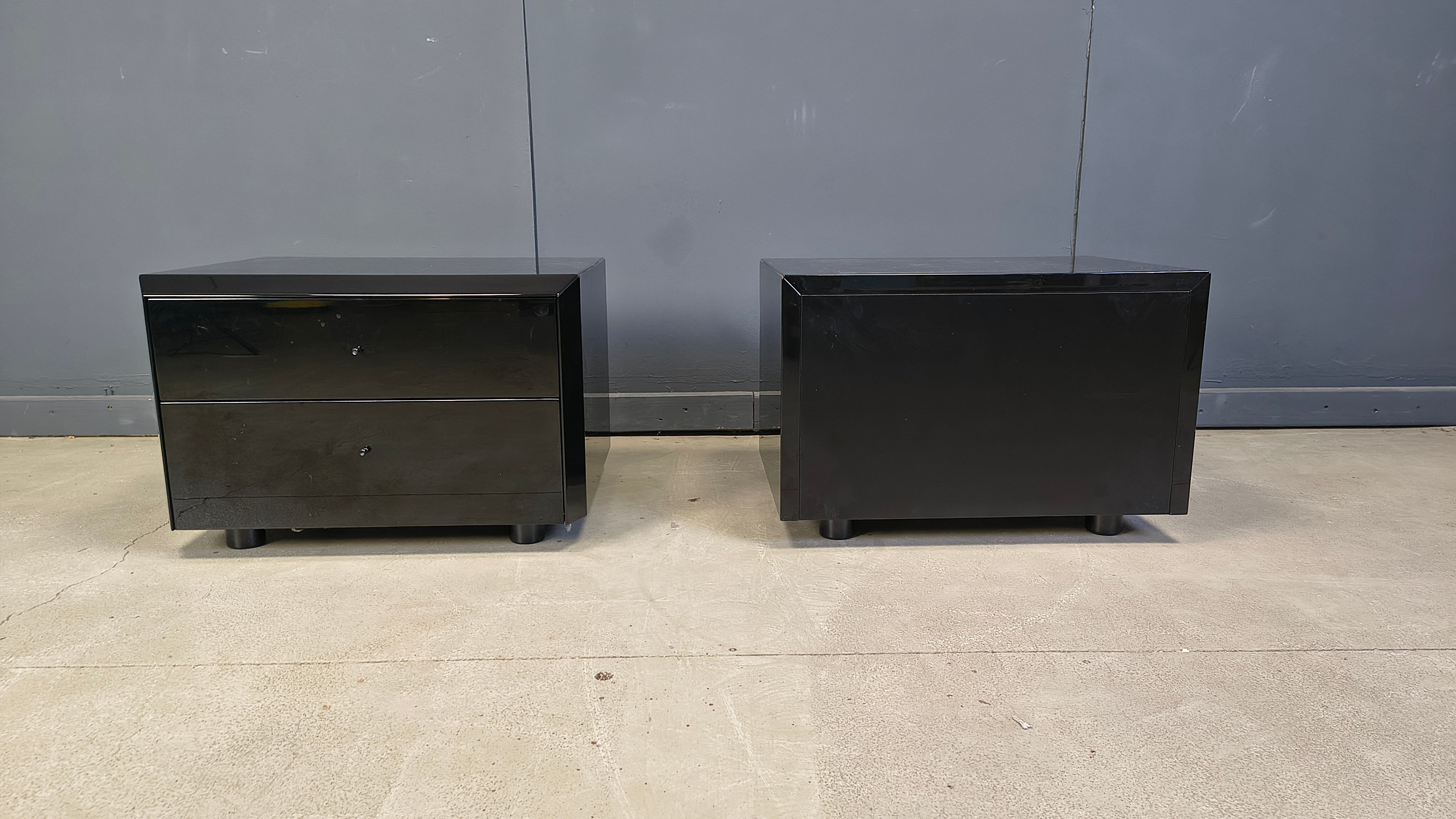 Pair of bedside cabinets by Interlubke, 1970s