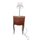 Bedside table XV solid wood mahogany