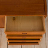 Scandinavian  free standing  Ergo wall unit bar cabinet and 3 cabinets and with 7 shelves,  by John