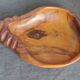 Olive wood cut shell Vintage Falcon
