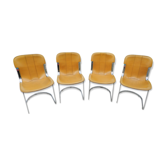 Set of 4 chairs for Cidue 70s