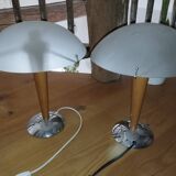 2 lampes champignons vintage IKEA modèle Kvintol B9503