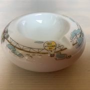 Bowl, ring holder, ashtray, sun, hot air balloon, Arzberg.