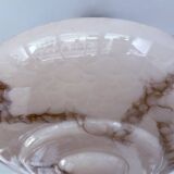 Art Deco Pink Glass Bakelite Pendant Light