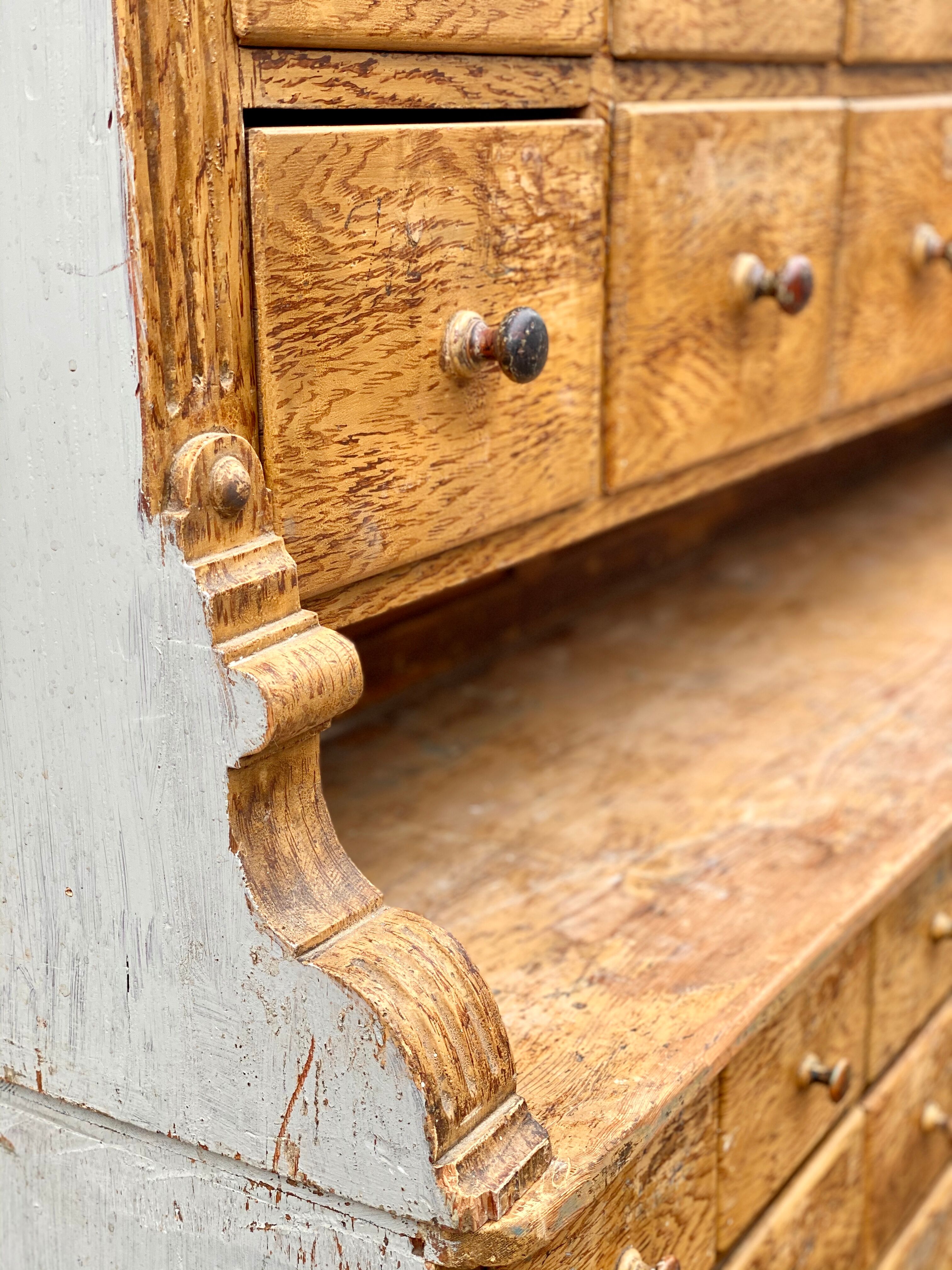 Pharmacy furniture in fir