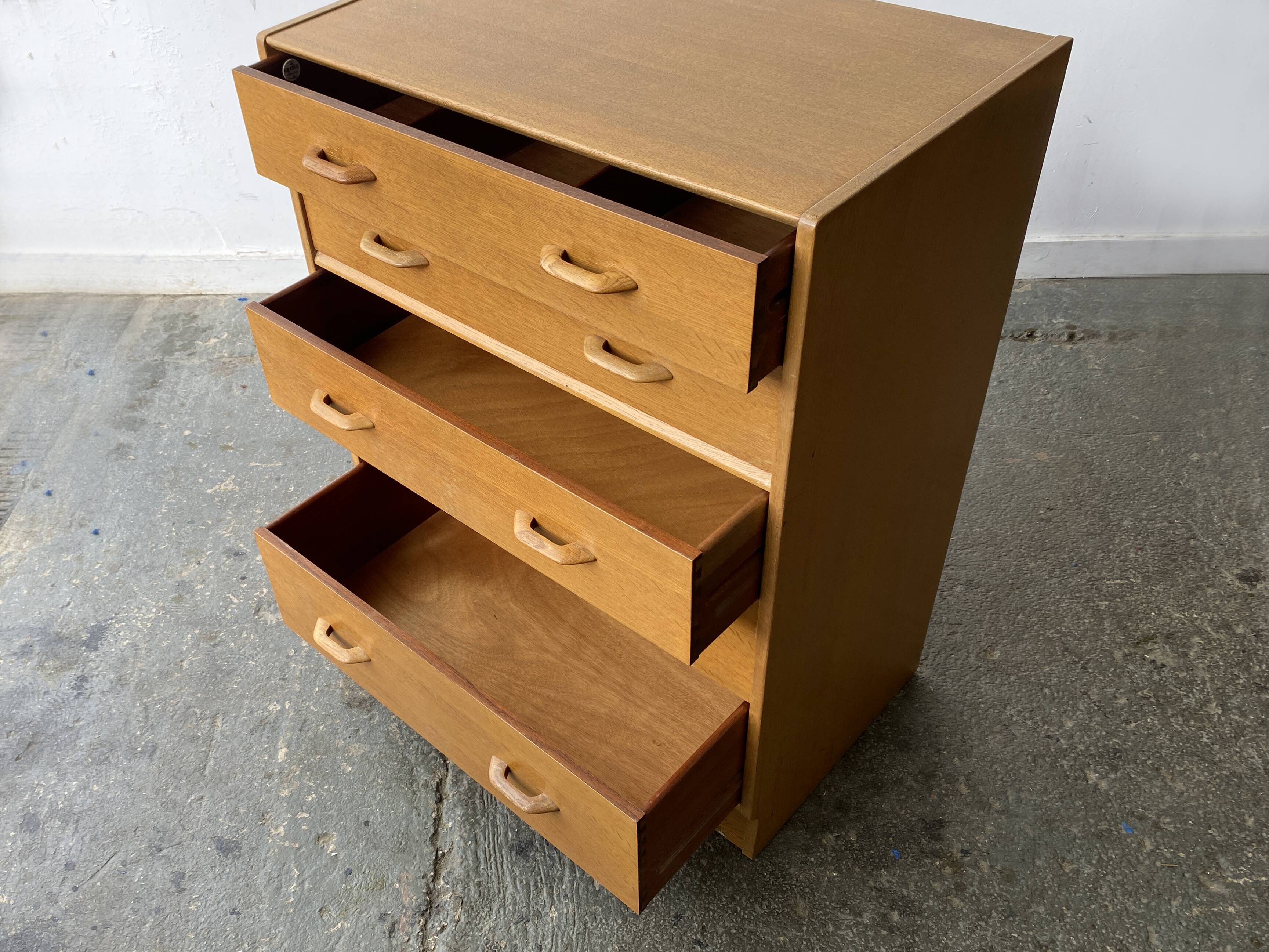 Mid-Century 1950’s oak chest of drawers by G Plan / E gomme