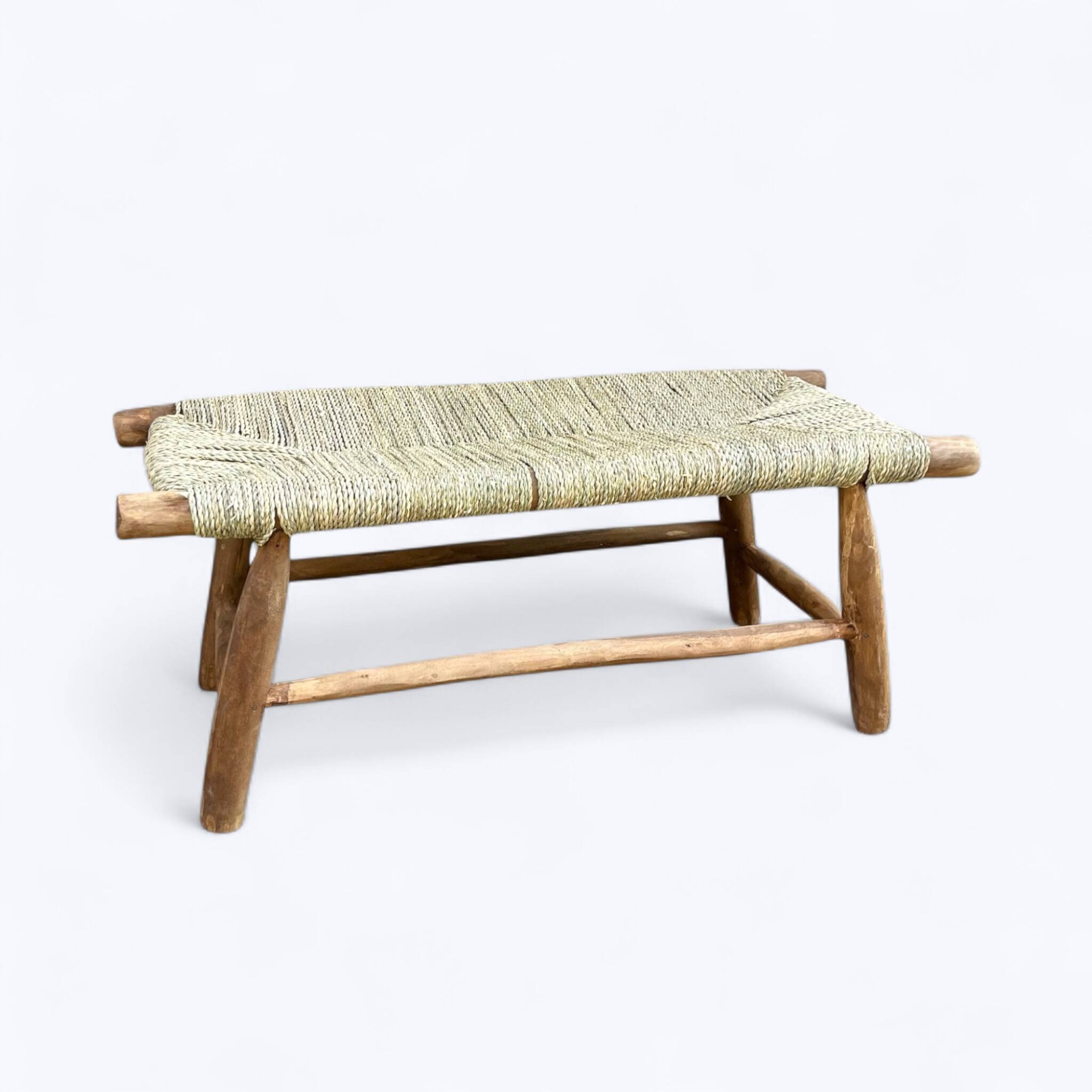 Moroccan rope bench