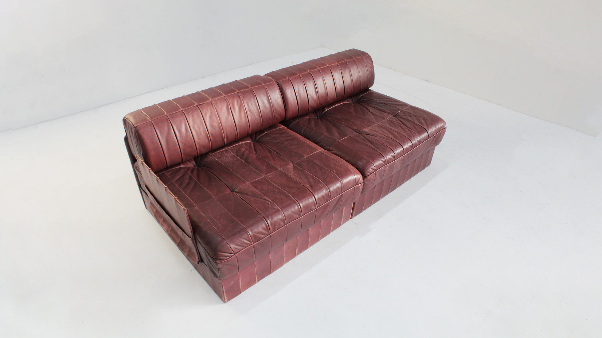 De Sede DS 88 modular sofa leather patchwork Switzerland 1970s