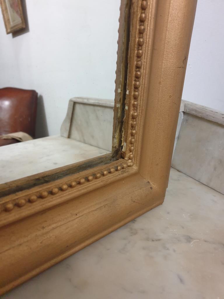 Louis Philippe mirror - Golden mirror - Old mirror