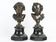 « Les Enfants de Bacchus » Paire de Putti en bronze Fin du XIXème Sièc