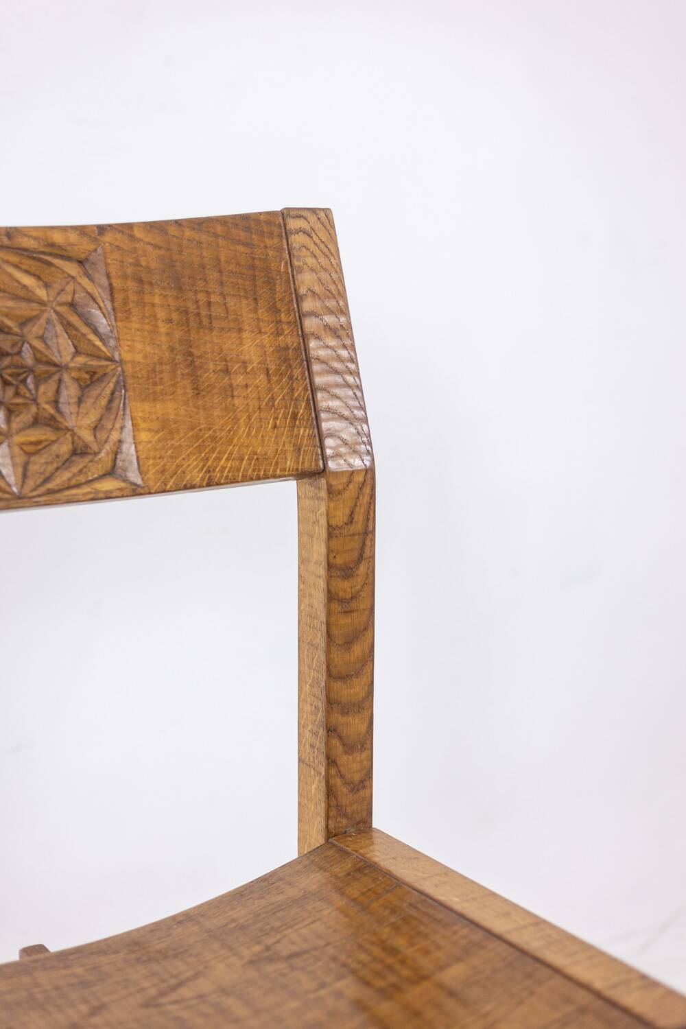 Officina Rivadossi. Brutalist style table and four chairs. Italy, circa 19