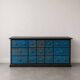 Vintage drawer unit "Workshop Blue"