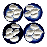 Porcelain oyster plates