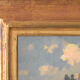 Huile de paysage de montagne
