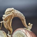 Tibetan ceremonial copper teapot aftaba dragon ewer