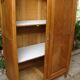 Sliding cabinet veneered vintage oak 50/60
