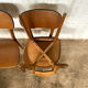 Série de 4 chaises bistrot années 60