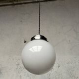 Suspension boule opaline