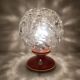 Lampe globe orange, space âge, Allemagne, 1960-70