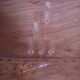 Champagne glasses Arcoroc Luminarc France pink stem