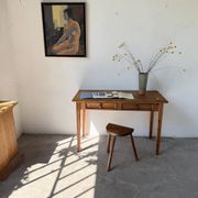 Oak tripod stool 1950